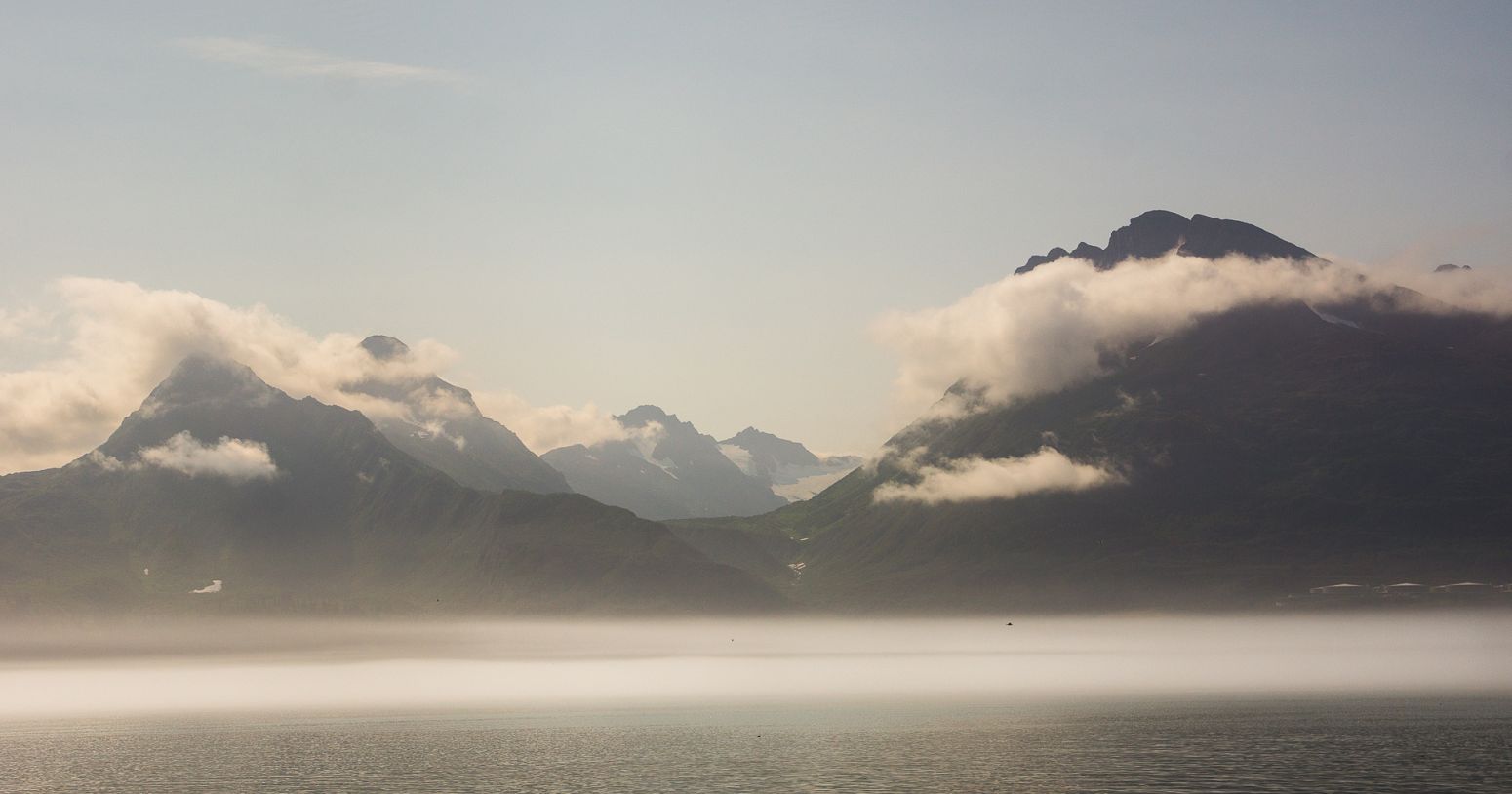 The mountains around Port Valdez, Alaska, USA