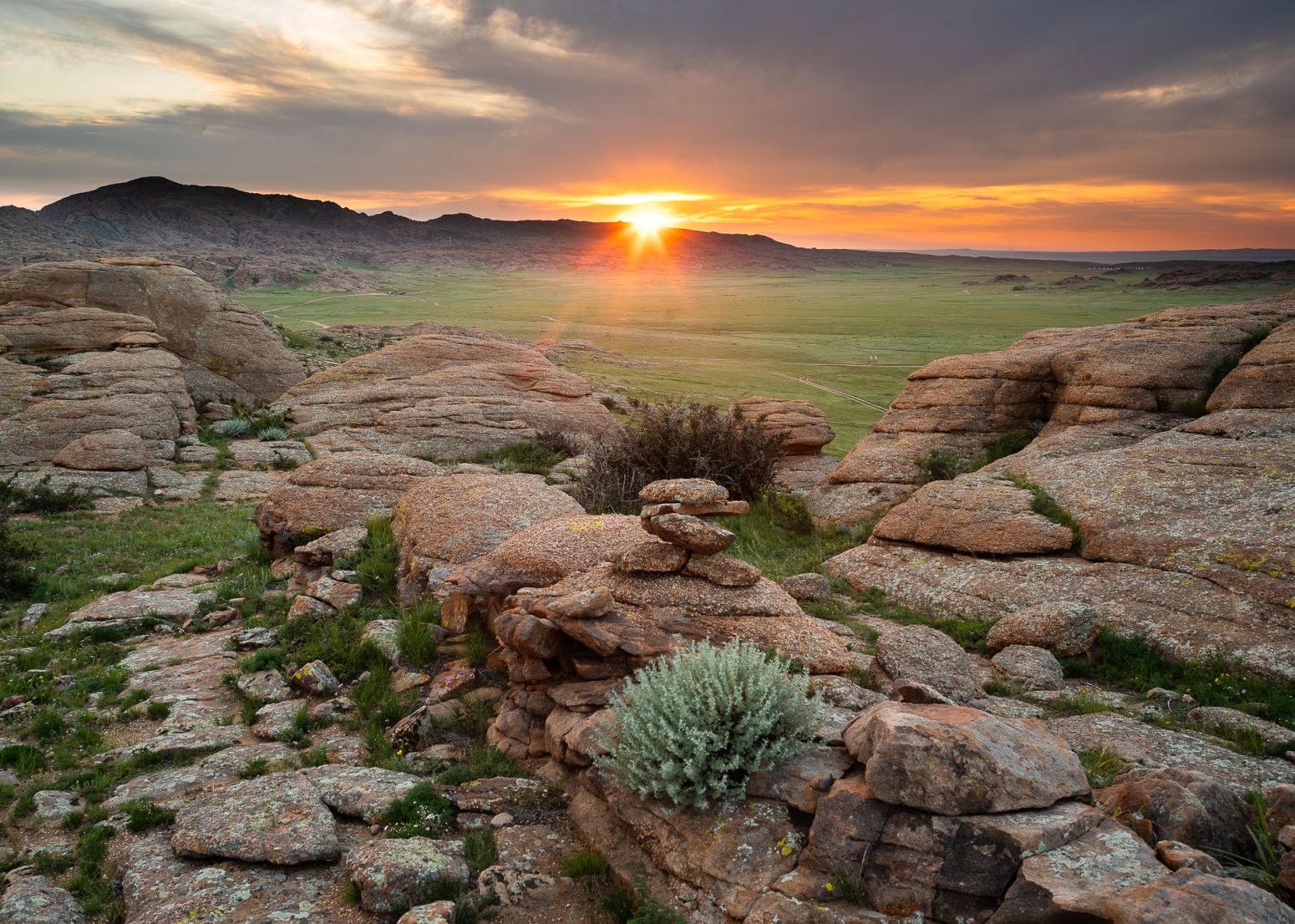 Rock formation of Baga Gazryn Chuluu, Mongolia