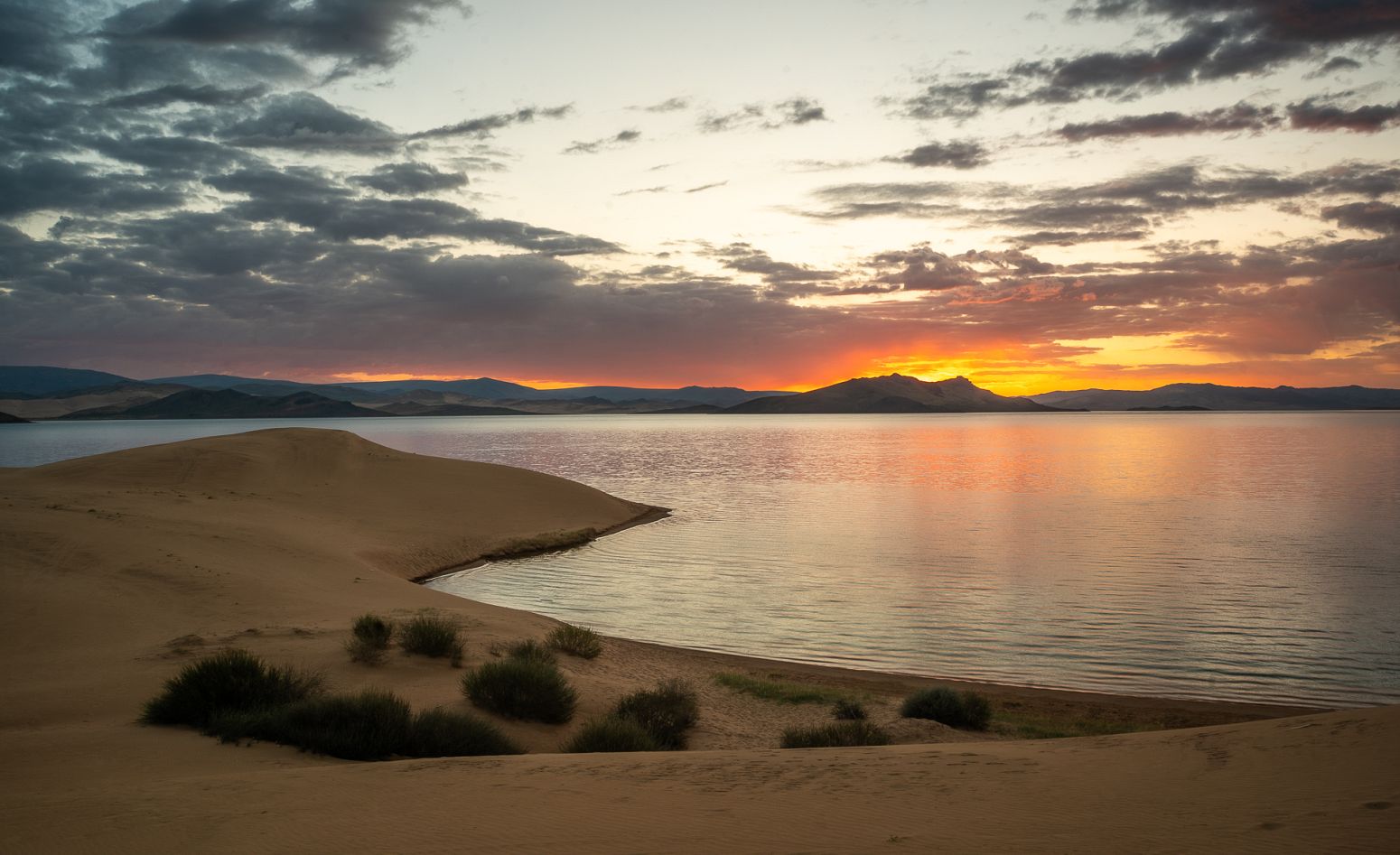 Ulaagchiin Khar Lake, Mongolia